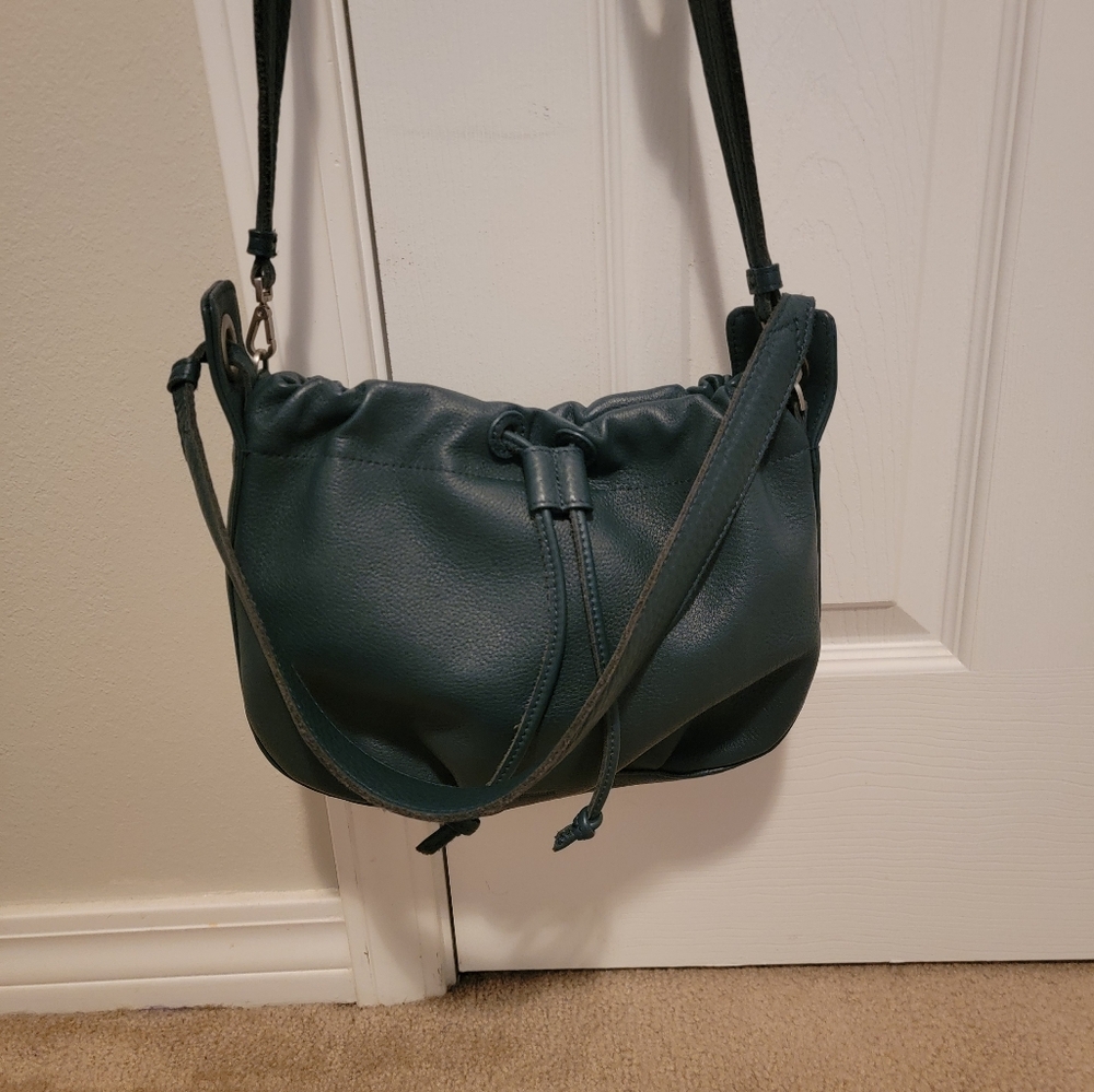 Hammitt Cooper Occasional Teal Drawstring Shoulder Bag
